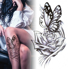 butterfly, tattoo, femaletemporarytattoosticker, art