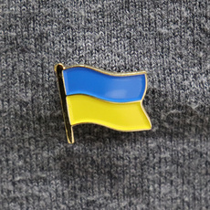 ukraine, Fashion Accessory, brooches, nationalflag