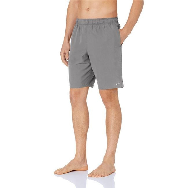 Nike NESSA558-079-XL 9 in. Mens Solid Lap Volley Short Swim Trunk ...