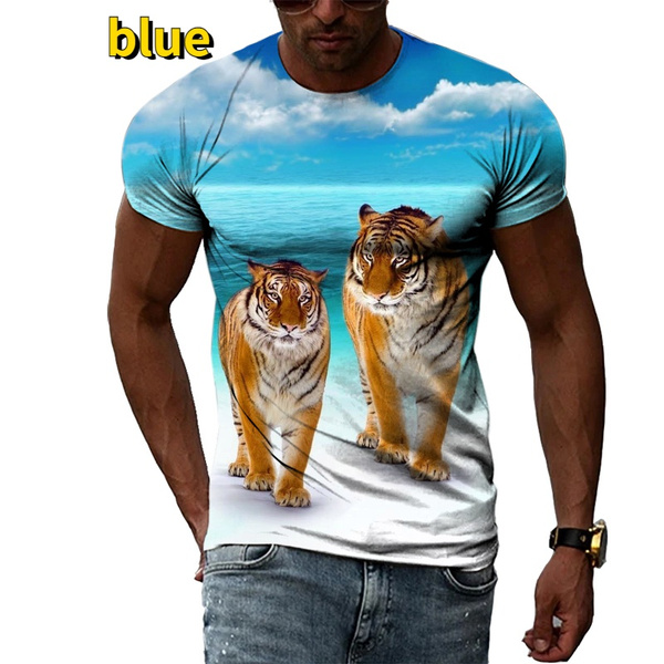 Oversized Tiger Graphic T-shirt