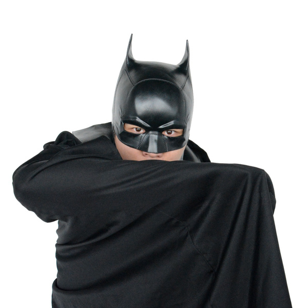 Dc Comic Detective Comics Super Hero Batman Latex Mask And Pu Batarang Cosplay Halloween 5422