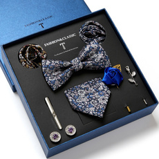 Box, tiepocketsquaresset, Necktie, handkerchief