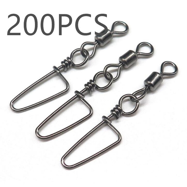 thumbnail image 2 of 9KM Covert Corkscrew Swivels – Coastlock Fishing Snaps (25-100 Pack) For Fresh & Saltwater 2 of 6