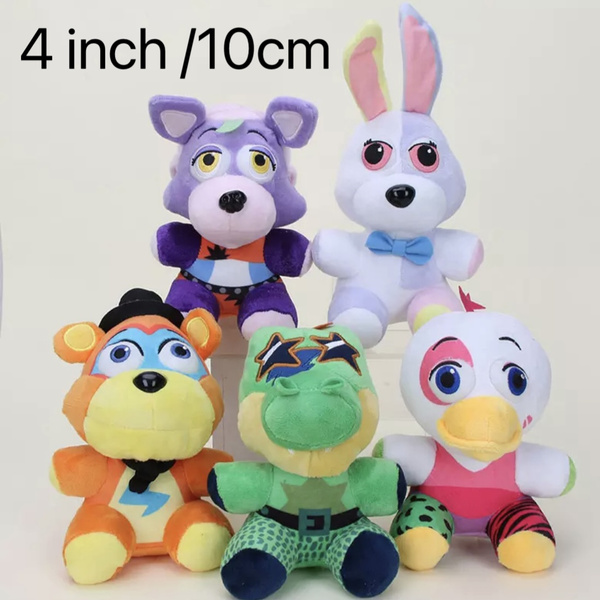 Five Nights at Freddy's Security Breach 18cm Fnaf Plush Toys Vannie  Glamrock Montgomery Gator Roxanne Stuffed Dolls