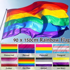 rainbow, Decor, demisexualflag, Home & Living