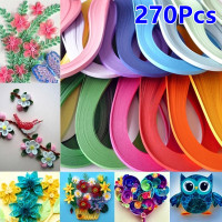 720 Meerkleurige Quilling-papierstroken, 36 Kleuren, 540 Mm 720 Meerkleurige Quilling-papierstroken, 36 Kleuren, 540 Mm
