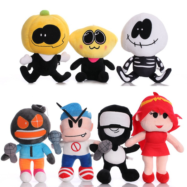 Friday Night Funkin Plush Toy Cute Spooky Month Skid Pump Stuffed Dolls  Children Gift 