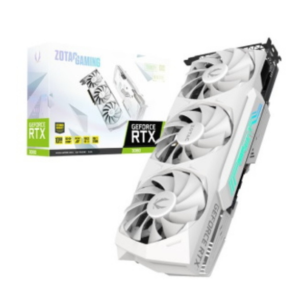 ZOTAC GAMING GeForce RTX 3080 Trinity OC D6X 10GB White LHR | Wish