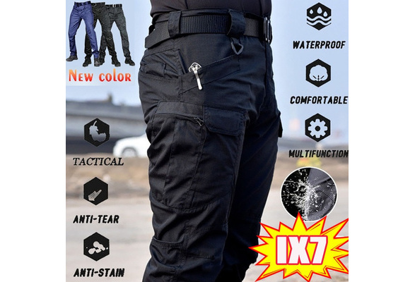 2023 New Summer Men's Waterproof Outdoor Tactical Pants Multi