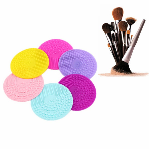 Silicone Makeup Brush Cleansing Pad Palette Brush Cleaner Cleaning Mat