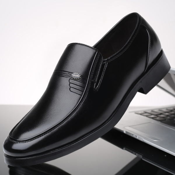 Mens Business Leather Shoes Mens Loafers Men Formal Dress Shoes Male ...