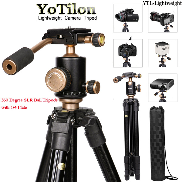 YoTilon Lightweight Tripod for Camera Portable Travel Camera Tripod for