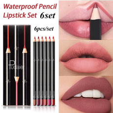 pencil, lipmakeupset, nonstickcuplipliner, Lipstick