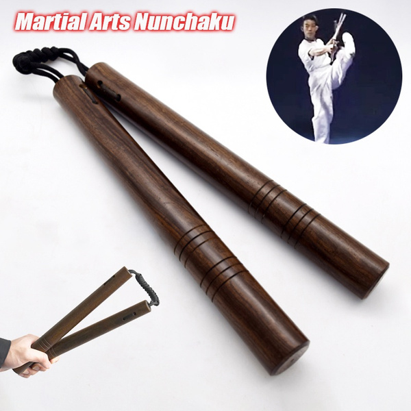 Wooden Nunchaku Outdoor Training Kung Fu Exercise Martial Arts