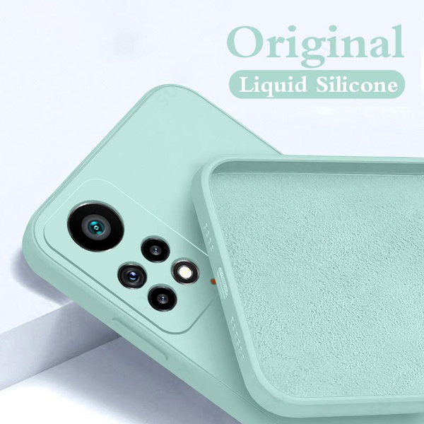Original Official Square Silicone Phone Case Xiaomi Mi 11 Lite Mi