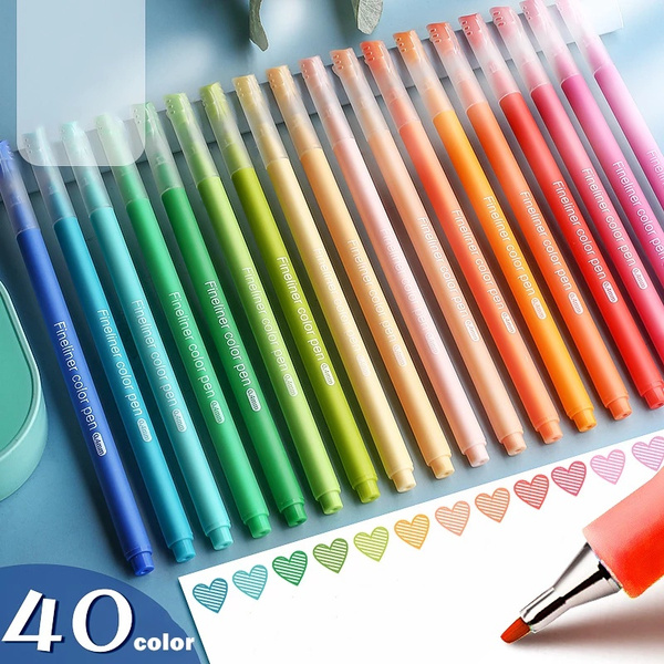 10pcs Multi Color Gel Pens Set Micron Tip Sweet Salt Morandi Retro ...