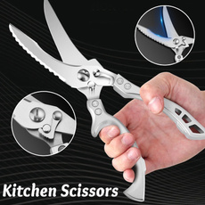 Stainless Steel Scissors, Steel, Kitchen & Dining, vegetablesscissor