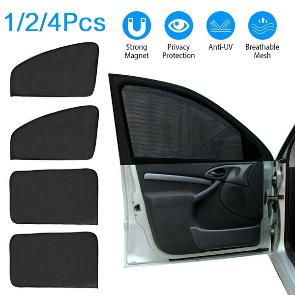 2pcs Car Side Window Sun Glare Shades, EEEkit 25 x 15 Car Sun Shade UV  Protective Mesh, Baby Car Window Shades, Mesh Window Sunshade for Truck,  SUV