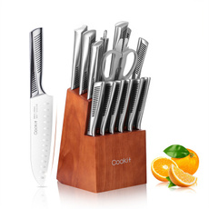 Steel, knifesetwithblcok, Kitchen & Dining, professionalchefknife