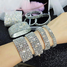 Crystal Bracelet, Fashion, Jewelry, Elastic