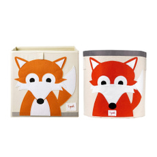 Box, Toy, Laundry, Orange
