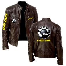 brpcanam, motorcyclejacket, locomotiveleathercoat, Fashion