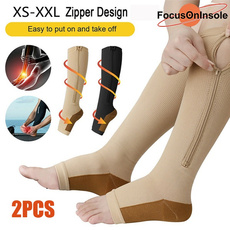 zippersock, blacksock, compressionsock, Socks & Tights
