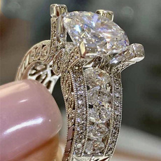 Sterling, fashion women, DIAMOND, wedding ring