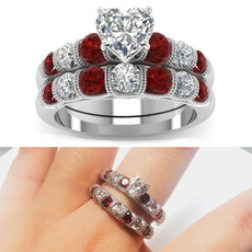 White Gold, Heart, Fashion, wedding ring