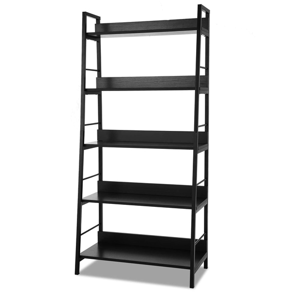 Ladder Shelf, 5Tier Ladder Bookshelf, Ladder Storage Rack Shelves