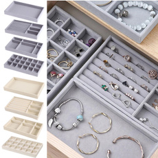 Box, tray, velvet, Jewelry