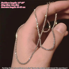 clavicle  chain, Silver Jewelry, Jewelry, Chain