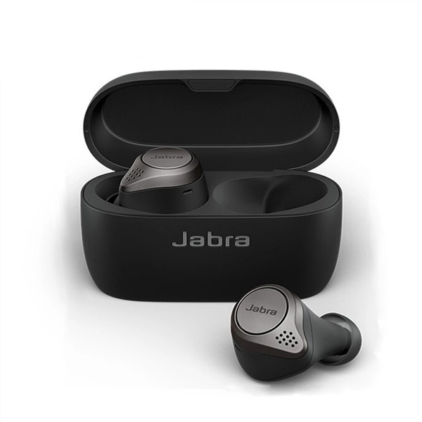White Jabra Elite 85t Wireless Bluetooth Earbuds ANC Active Noise  Cancellation
