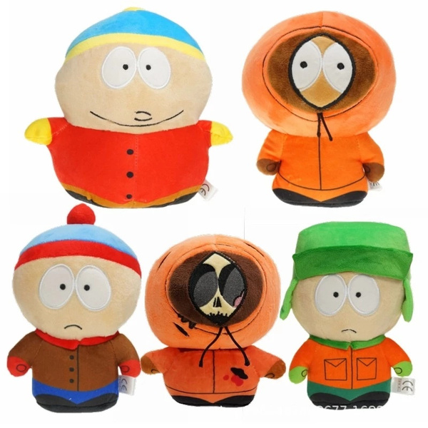 17-22cm South Park Cartoon Soft Cotton Stuffed Doll Toy Kenny McCormick ...