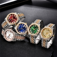 Bling, Casual Watches, gold, Waterproof