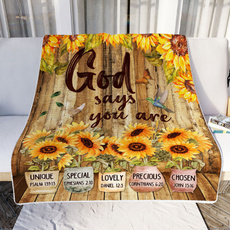 Sheets, Sunflowers, god, Blanket