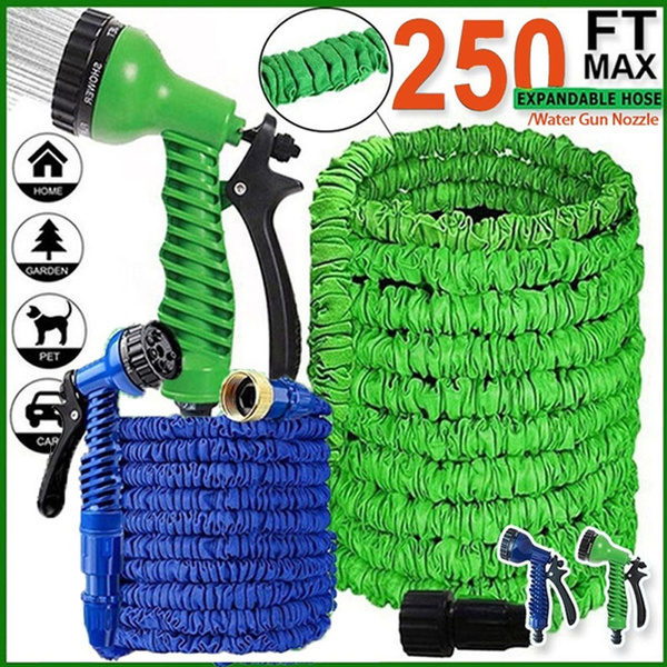 thumbnail image 2 of Expandable Hose 50 Ft Expandable Garden Hose - No Kink Flexible Water Hose 50ft With 10 Pattern Spray Nozzle, 3/4 Solid Brass Connectors, Retractable Latex Core - Lightweight Expanding Hose Garden Hoses Expandable 2 of 10