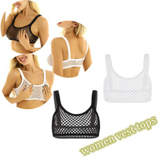 Cosplay, Fish Net, Tops, strap