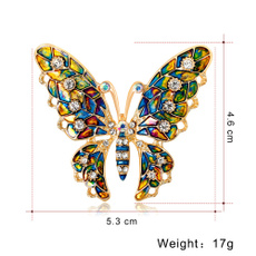 butterfly, Rhinestone