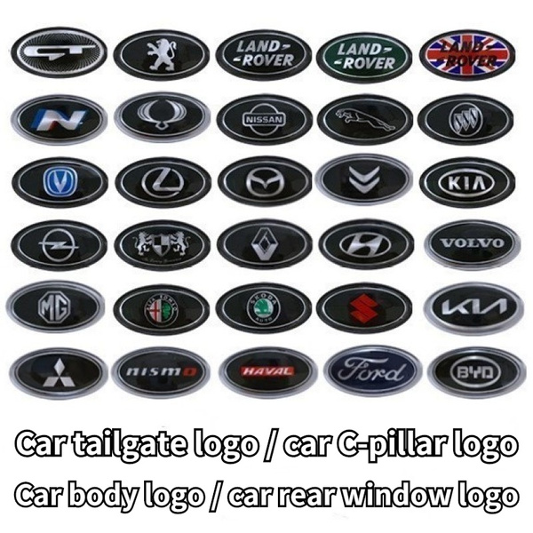 Car tailgate logo car Cpillar logo car body logo car rear window logo