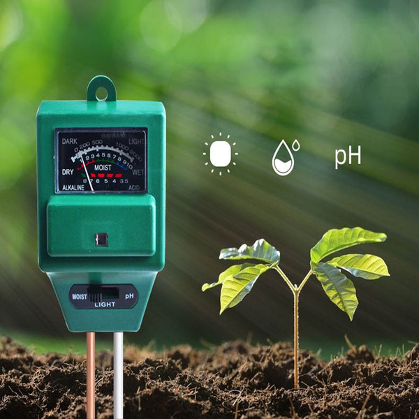 Spring Flower Meter 3 in 1 Plant Illuminance Analyzer Meter Light Plant Tool Soil Meter ...