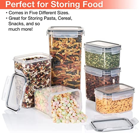 Durable Pantry Organization BPA Free Kitchen Canisters for Cereal