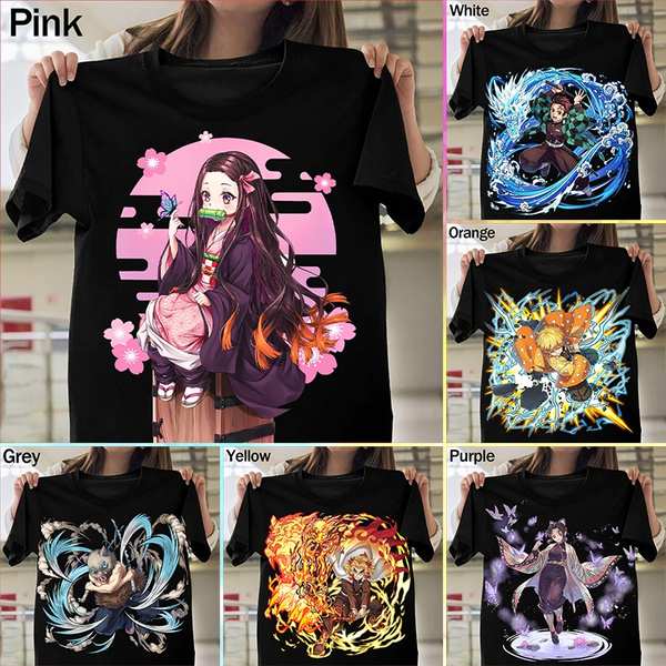 Hot Sell 3D Demon Slayer Funny T Shirt Anime Harajuku Ghost Blade Clothes  Streetwear Harajuku street style women's clothing - AliExpress