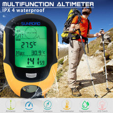 handheldaltimeter, watertemperaturegauge, lcd, digitalbarometerthermometerhygrometer