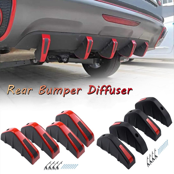 car rear bumper lip diffuser