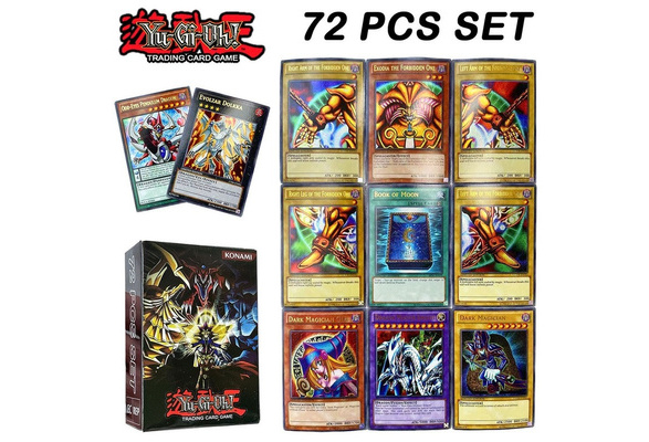 72Pcs Yugioh Card Holographic Letter in English Dark Magician Girl Blue  Eyes Collection YU GI OH XYZ Monster Trading Card Game | Wish