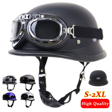 Helmet, Goggles, germanhalfhelmet, motorcycle helmet