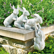 Home & Kitchen, Decor, bunnysculpture, rabbit