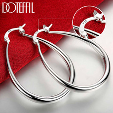 Sterling, Hoop Earring, 925 sterling silver, Jewelry