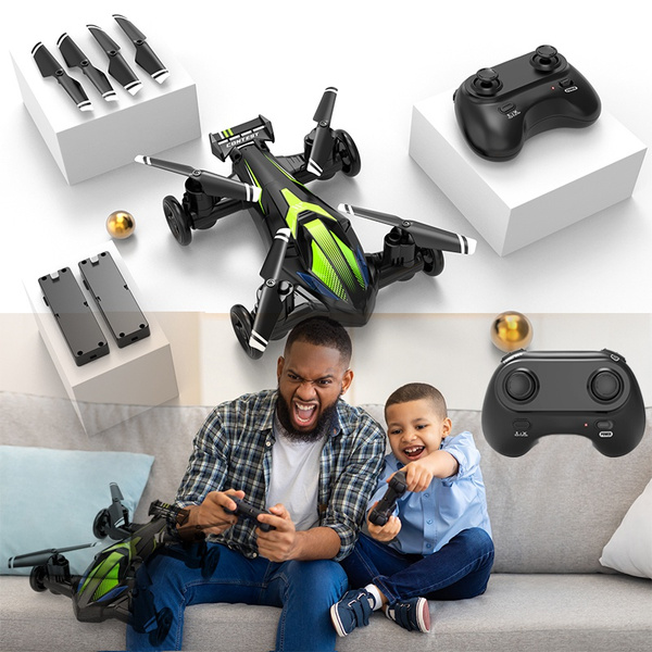 2 In 1 Drone AirGround Flying Car 2.4G Dual Mode Racing Mini Drone